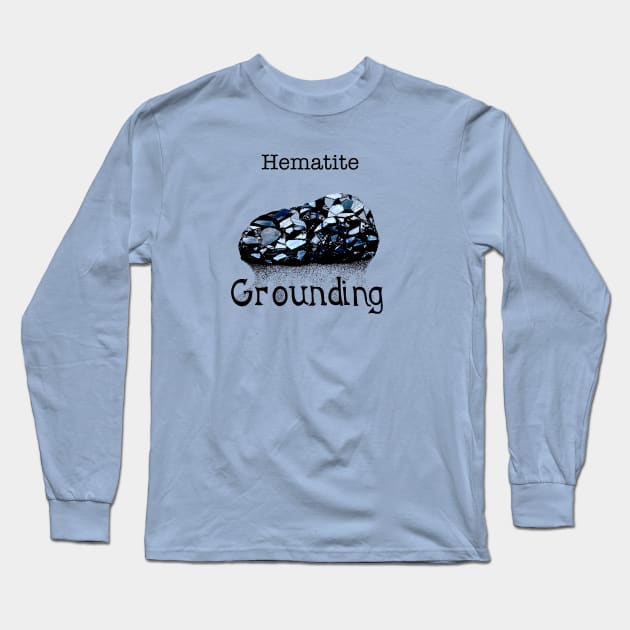 Hematite Grounds Long Sleeve T-Shirt by SeanKalleyArt